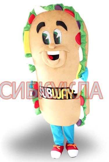 Ростовая кукла Гамбургер Subway по цене 40890,00руб.