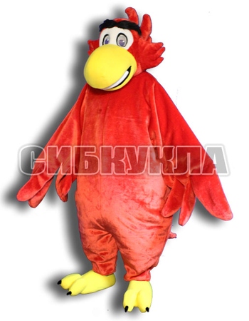 Купить Ростовая кукла попугай красный