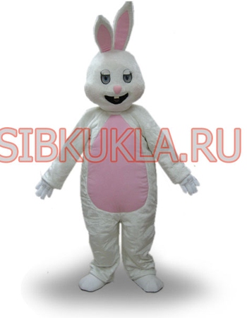 Купить Ростовая кукла Зайка белый