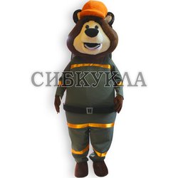 Купить ростовую куклу медведя пожарника