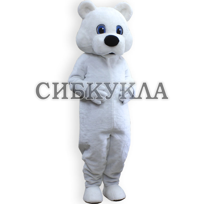 Купить недорого ростовую куклу белый медведь