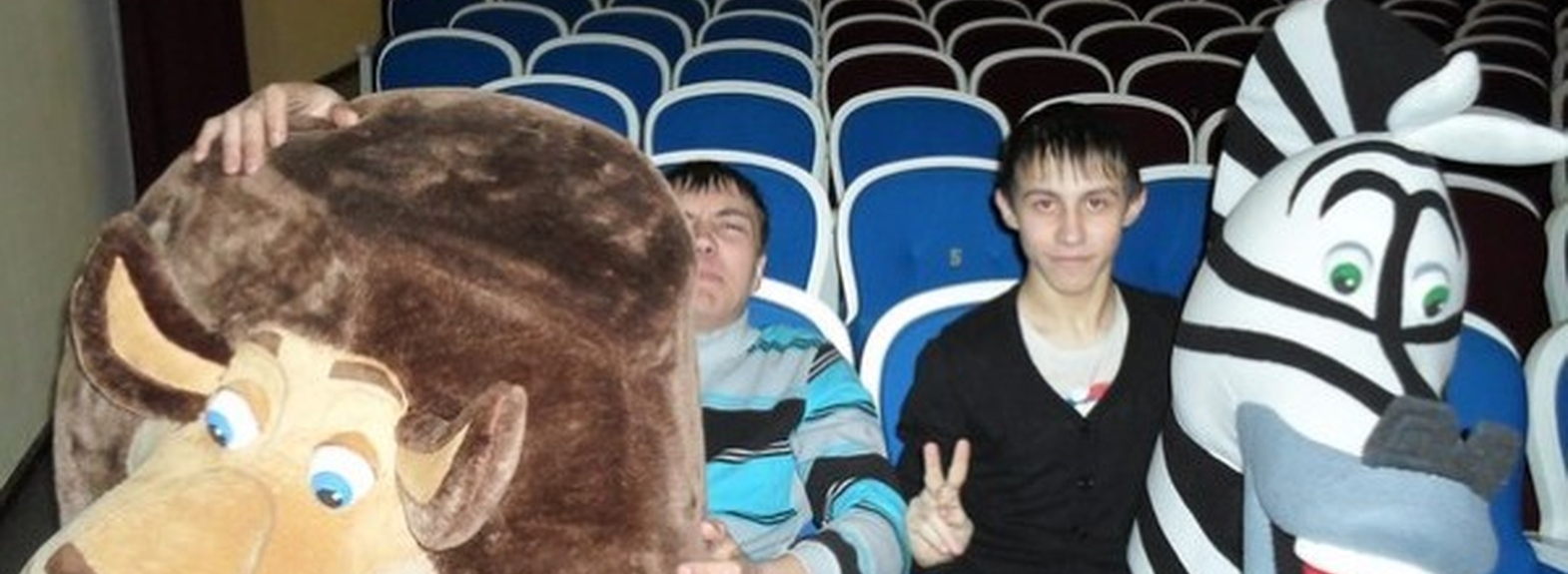 Применение ростовой куклы Зебры Мартина для аниматоров