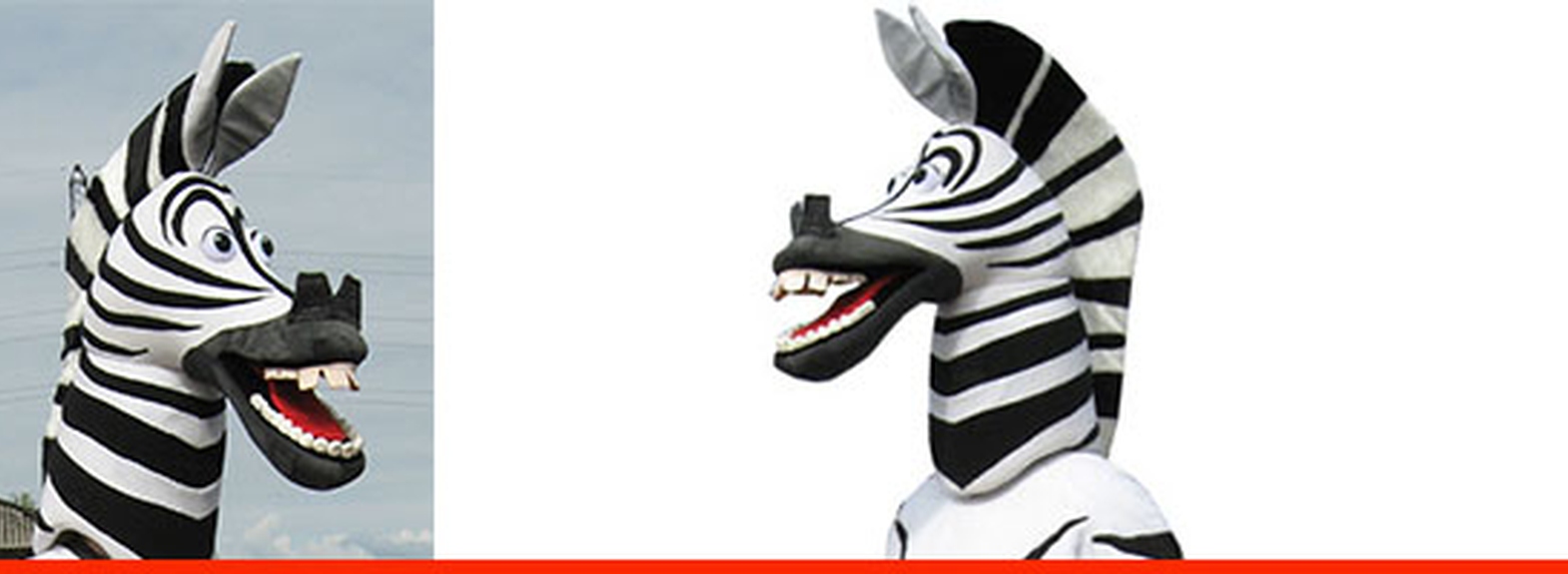 Применение ростовой куклы Зебры Мартина для аниматоров