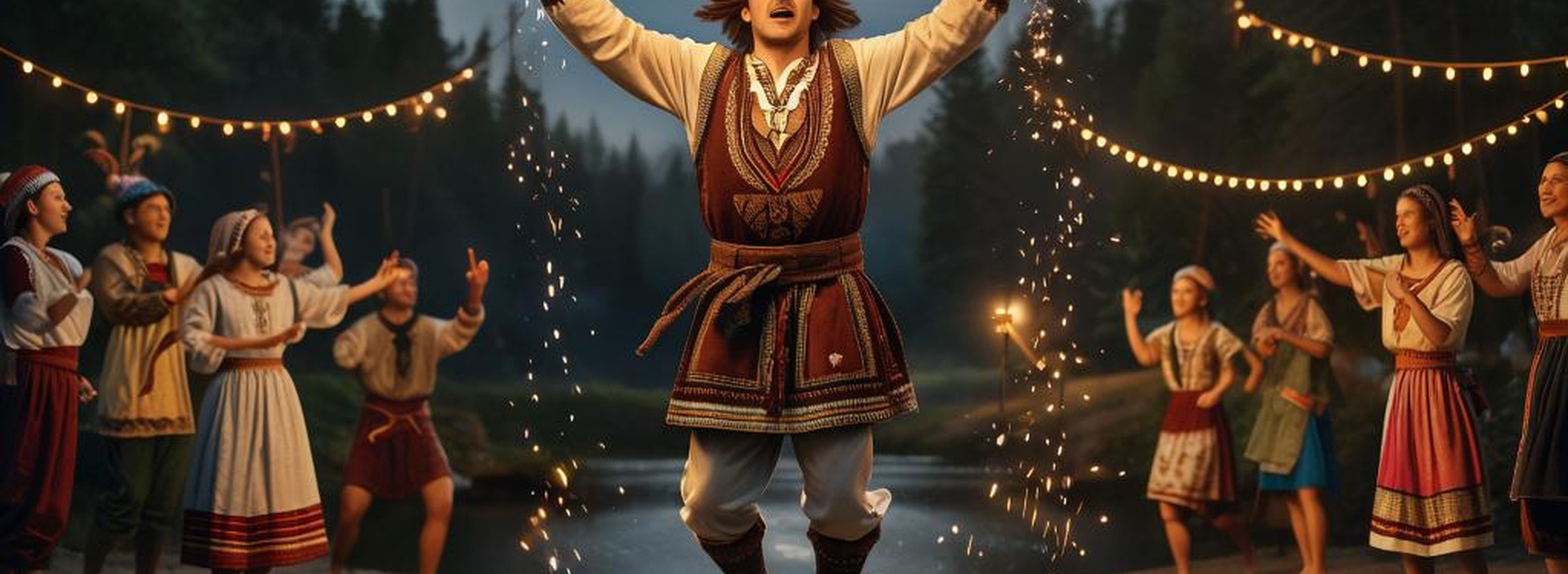 Ростовые куклы для празднования дня Ивана Купала