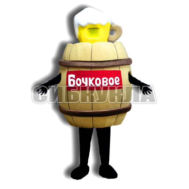 Купить ростовую куклу Бочка с кружкой пива