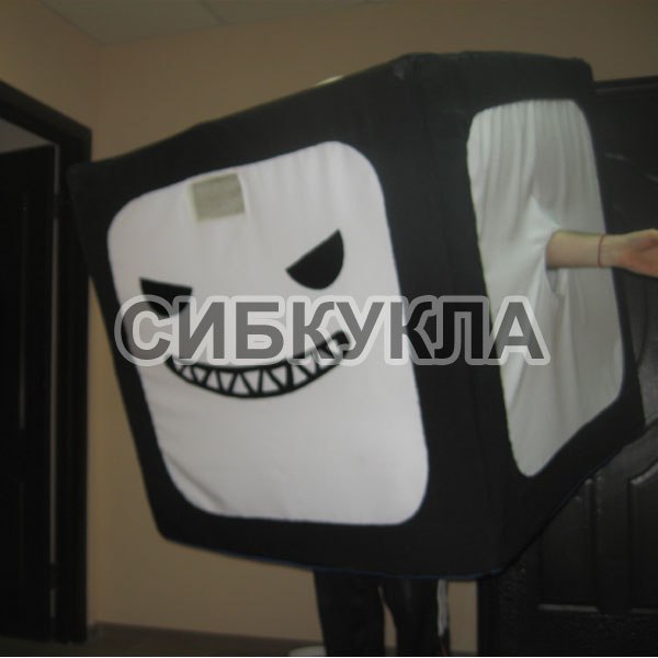 Купить ростовую куклу Куб для ТВ с доставкой.