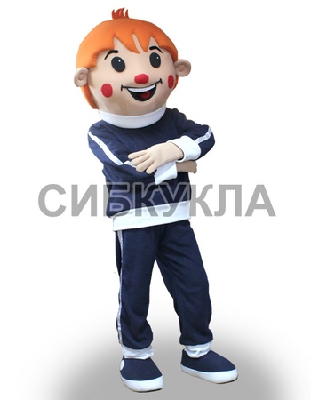 Купить ростовую куклу мальчик хоккеист с доставкой.