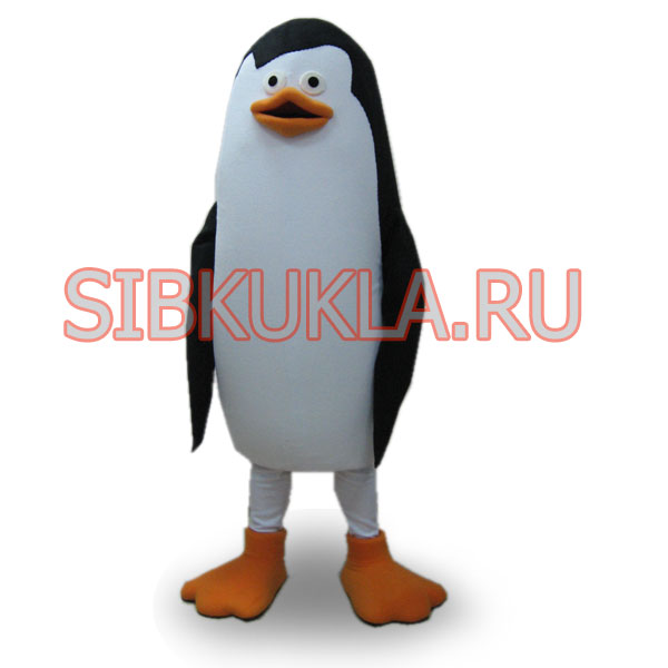 Ростовая кукла Пингвин из мультфильма "Мадагаскар" – добавим веселья в любое событие!
