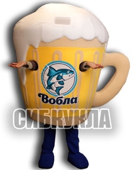Ростовая кукла пивная кружка