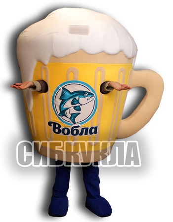 Купить Ростовая кукла пивная кружка
