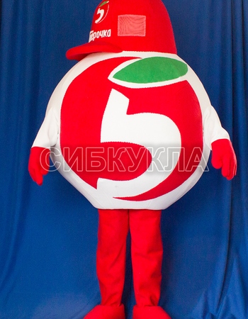 Купить Ростовая кукла Пятерочка колобок