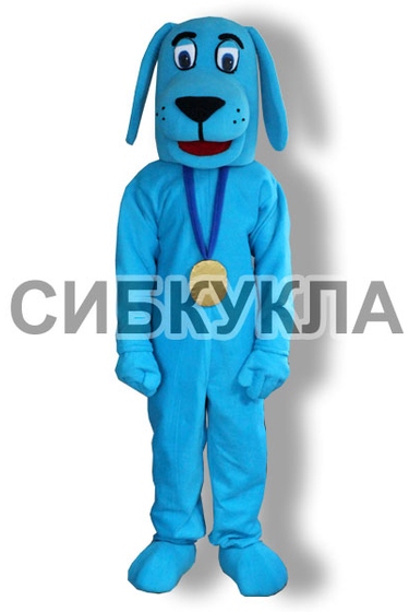 Ростовая кукла собака голубая по цене 48505,85руб.