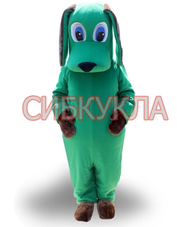 Купить Ростовая кукла Собака зеленая