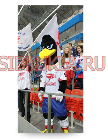 Купить Ростовая кукла Сокол маскот черный