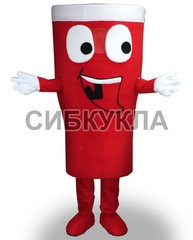 Ростовая кукла Стакан красный
