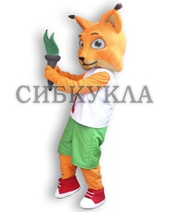 Ростовая кукла Рысь с факелом