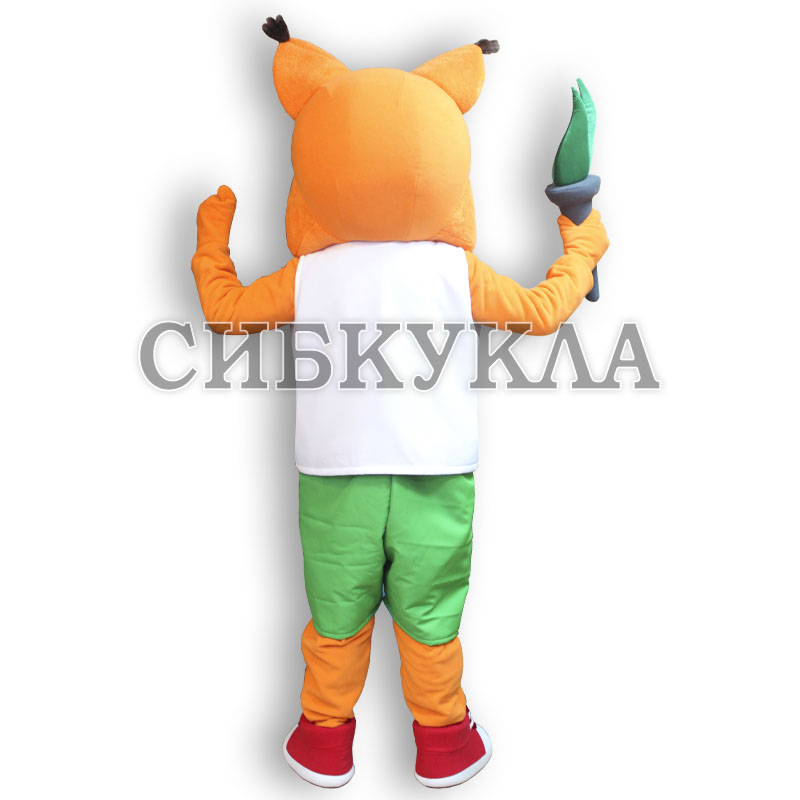 Ростовая кукла Рысь с факелом