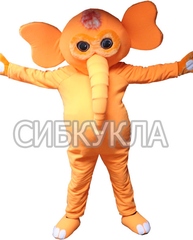 Ростовая кукла Слон оранжевый