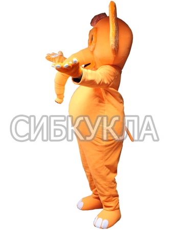 Ростовая кукла Слон оранжевый