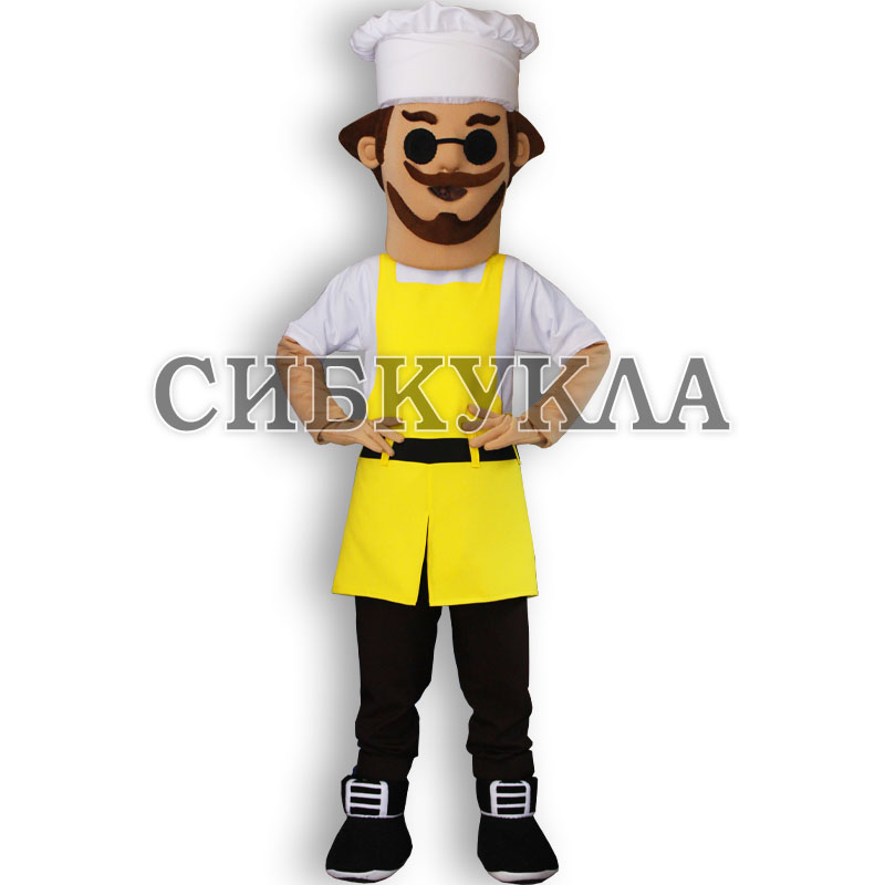 Ростовая кукла Повар в очках