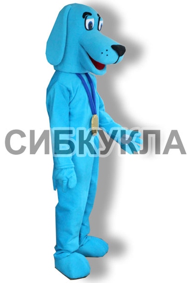 Ростовая кукла собака голубая по цене 48505,85руб.