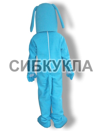 Ростовая кукла собака голубая