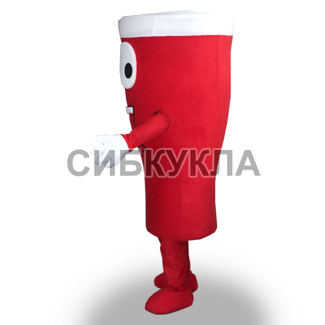 Ростовая кукла Стакан красный