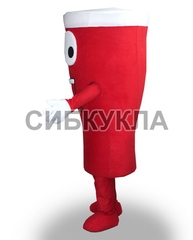 Ростовая кукла Стакан красный
