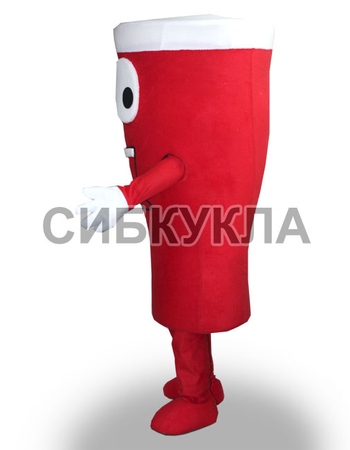 Ростовая кукла Стакан красный