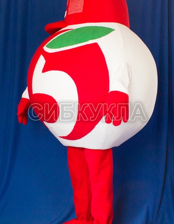 Ростовая кукла Пятерочка колобок