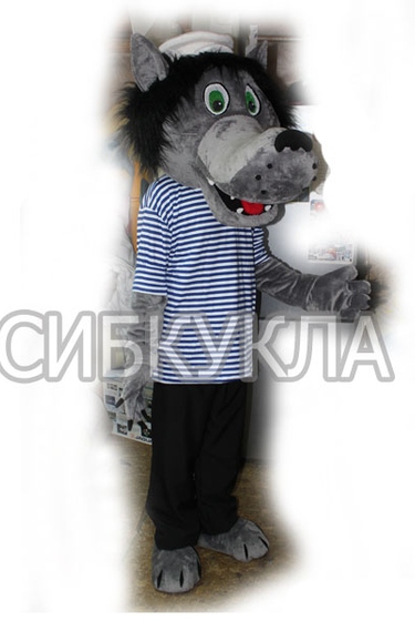 Ростовая кукла Волк в тельняшке по цене 46365,00руб.