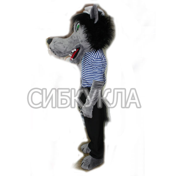 Ростовая кукла Волк в тельняшке