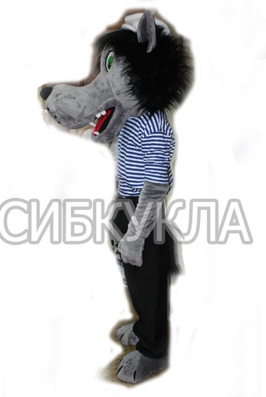 Ростовая кукла Волк в тельняшке по цене 46365,00руб.