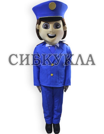 Ростовая кукла "Мальчик" в синей форме: идеальный образ для мероприятий
