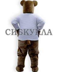 Ростовая кукла медведь в тельняшке