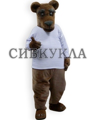 Ростовая кукла медведь в тельняшке
