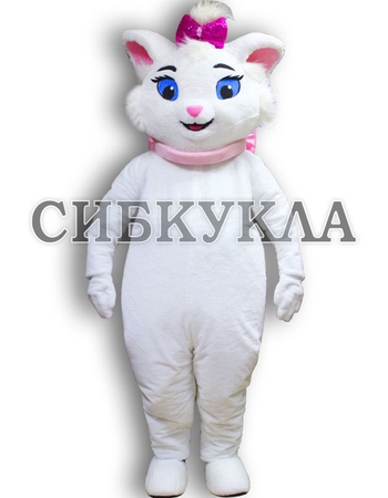 Купить ростовую куклу белая Кошечка с доставкой по России