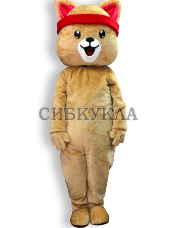 Ростовая кукла собака — маскот для спортивных команд