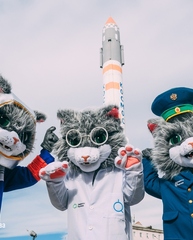 Ростовая кукла кот Химик