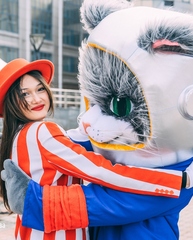 Ростовая кукла кот Космонавт