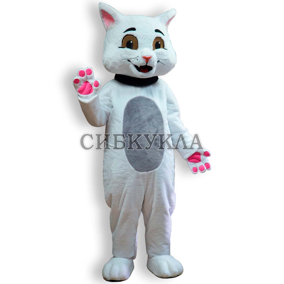 Ростовая кукла Кот белый