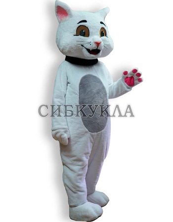Ростовая кукла Кот белый