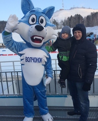 Ростовая кукла Волк маскот